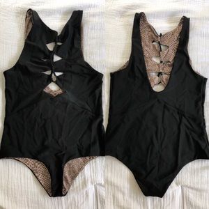 acacia mauka one piece in color shadow size P